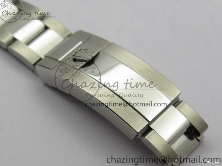 MiroTime 0319 TechFriendly Daytona 116520 SS UBF Best Edition Ice Blue MOP Crystal Markers Dial on SS Bracelet A 2938